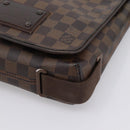 LOUIS VUITTON Damier Ebene Brooklyn PM Shoulder Bag N51210 LV Auth 203460-9