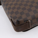 LOUIS VUITTON Damier Ebene Brooklyn PM Shoulder Bag N51210 LV Auth 203460-16