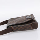 LOUIS VUITTON Damier Ebene Brooklyn PM Shoulder Bag N51210 LV Auth 203460-3