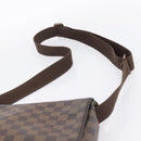 LOUIS VUITTON Damier Ebene Brooklyn PM Shoulder Bag N51210 LV Auth 203460-8