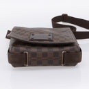 LOUIS VUITTON Damier Ebene Brooklyn PM Shoulder Bag N51210 LV Auth 203460-5