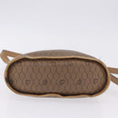 Christian Dior Honeycomb Canvas Shoulder Bag PVC Beige Gold Auth 203461-19