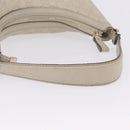 GUCCI GG Canvas Guccissima Shoulder Bag Leather Ivory Gold 257070 Auth 203463A-10