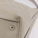 GUCCI GG Canvas Guccissima Shoulder Bag Leather Ivory Gold 257070 Auth 203463A-17