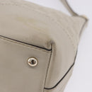 GUCCI GG Canvas Guccissima Shoulder Bag Leather Ivory Gold 257070 Auth 203463A-19