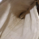 GUCCI GG Canvas Guccissima Shoulder Bag Leather Ivory Gold 257070 Auth 203463A-29