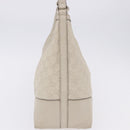 GUCCI GG Canvas Guccissima Shoulder Bag Leather Ivory Gold 257070 Auth 203463A-7