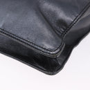 CHANEL Shoulder Bag Leather Blue Gold CC Auth 203466A-18