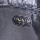 CHANEL Shoulder Bag Leather Blue Gold CC Auth 203466A-23