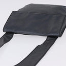 CHANEL Shoulder Bag Leather Blue Gold CC Auth 203466A-14