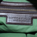 BOTTEGA VENETA INTRECCIATO Shoulder Bag Leather Brown Gold Auth 203468V-19