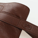 SAINT LAURENT Muse Toe Hand Bag Leather 2way Brown Gold 283761 Auth 203469V-21