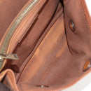 SAINT LAURENT Muse Toe Hand Bag Leather 2way Brown Gold 283761 Auth 203469V-24