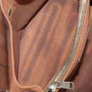 SAINT LAURENT Muse Toe Hand Bag Leather 2way Brown Gold 283761 Auth 203469V-25