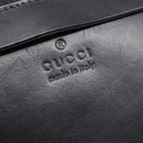 GUCCI GG Canvas Tote Bag Black Silver 019 0426 Auth 203470-22