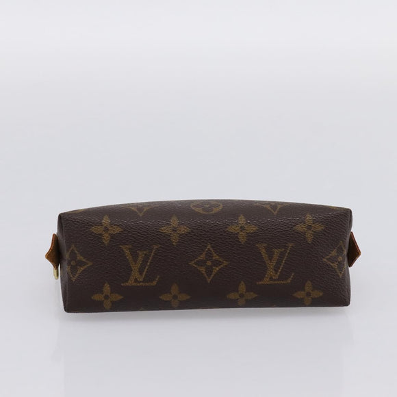 LOUIS VUITTON Monogram Pochette Cosmetic PM Pouch M43998 LV Auth 203472