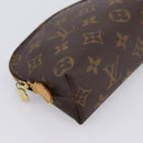 LOUIS VUITTON Monogram Pochette Cosmetic PM Pouch M43998 LV Auth 203472-14
