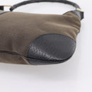GUCCI Bamboo Jackie Shoulder Bag Canvas Brown Gold 001 4061 Auth 203473V-15