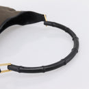 GUCCI Bamboo Jackie Shoulder Bag Canvas Brown Gold 001 4061 Auth 203473V-7