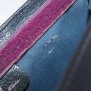 GUCCI GG Supreme Sherry Line Clutch Bag PVC Navy 67 014 2125 Auth 203478-13