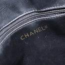CHANEL Matelasse Chain Shoulder Bag Lamb Skin Black Gold CC Auth 203481V-18