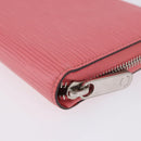 LOUIS VUITTON Epi Zippy Wallet Long Wallet Pink Coraille M60663 LV Auth 203487V-17