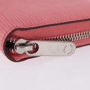 LOUIS VUITTON Epi Zippy Wallet Long Wallet Pink Coraille M60663 LV Auth 203487V-8