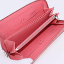 LOUIS VUITTON Epi Zippy Wallet Long Wallet Pink Coraille M60663 LV Auth 203487V-9