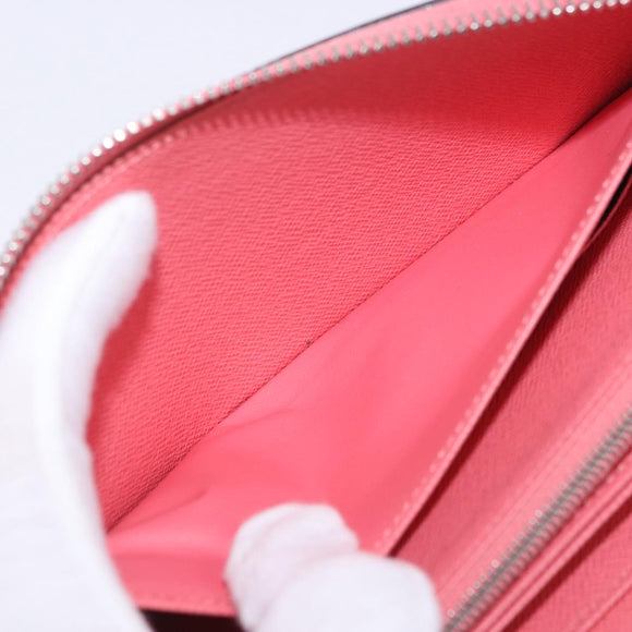 LOUIS VUITTON Epi Zippy Wallet Long Wallet Pink Coraille M60663 LV Auth 203487V