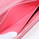 LOUIS VUITTON Epi Zippy Wallet Long Wallet Pink Coraille M60663 LV Auth 203487V-23