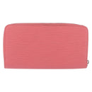 LOUIS VUITTON Epi Zippy Wallet Long Wallet Pink Coraille M60663 LV Auth 203487V-2