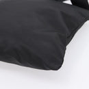 PRADA Shoulder Bag Nylon Black Silver Auth 203489A-10
