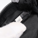 PRADA Shoulder Bag Nylon Black Silver Auth 203489A-21
