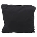 PRADA Shoulder Bag Nylon Black Silver Auth 203489A-3