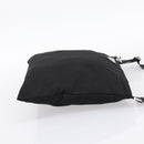 PRADA Shoulder Bag Nylon Black Silver Auth 203489A-5