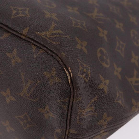 LOUIS VUITTON Monogram Neverfull MM Tote Bag M40156 LV Auth 203490