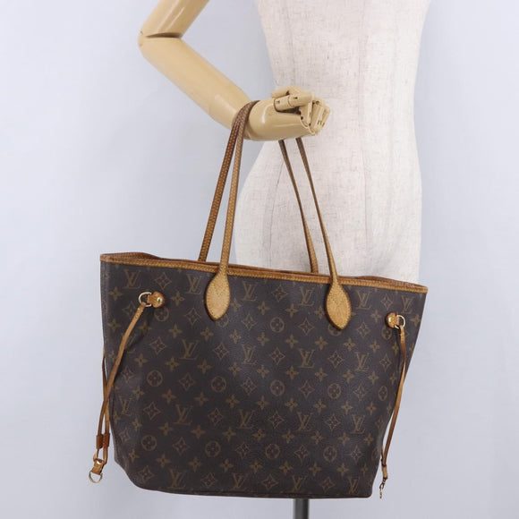 LOUIS VUITTON Monogram Neverfull MM Tote Bag M40156 LV Auth 203490