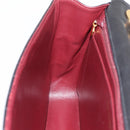 CHANEL Big Matelasse 30 Chain Shoulder Bag Lamb Skin Black Gold CC Auth 203491SAV-20