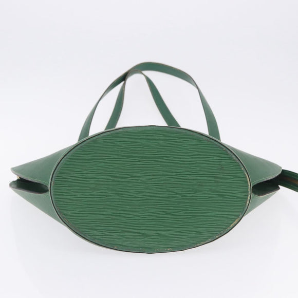 LOUIS VUITTON Epi Saint Jacques Shopping Shoulder Bag Green M52264 Auth 203492