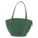 LOUIS VUITTON Epi Saint Jacques Shopping Shoulder Bag Green M52264 Auth 203492-2