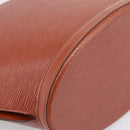 LOUIS VUITTON Epi Saint Jacques Shopping Shoulder Bag Brown M52263 Auth 203493-16