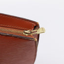 LOUIS VUITTON Epi Saint Jacques Shopping Shoulder Bag Brown M52263 Auth 203493-10