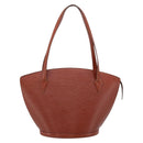 LOUIS VUITTON Epi Saint Jacques Shopping Shoulder Bag Brown M52263 Auth 203493-13
