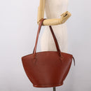 LOUIS VUITTON Epi Saint Jacques Shopping Shoulder Bag Brown M52263 Auth 203493-24