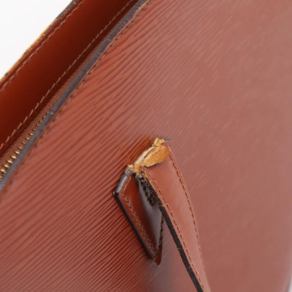 LOUIS VUITTON Epi Saint Jacques Shopping Shoulder Bag Brown M52263 Auth 203493