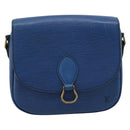 LOUIS VUITTON Epi Saint Cloud GM Shoulder Bag Blue M52195 LV Auth 203495-13