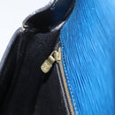 LOUIS VUITTON Epi Saint Cloud GM Shoulder Bag Blue M52195 LV Auth 203495-23