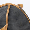SAINT LAURENT Shoulder Bag PVC Canvas Black Gold Auth 203496-19