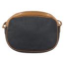 SAINT LAURENT Shoulder Bag PVC Canvas Black Gold Auth 203496-3