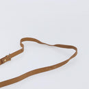 SAINT LAURENT Shoulder Bag PVC Canvas Black Gold Auth 203496-9